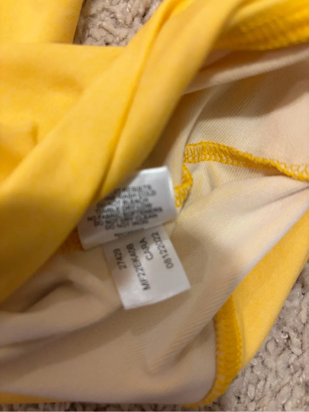 Peter Millar Men's Bright Yellow Quarter-Zip Pullover